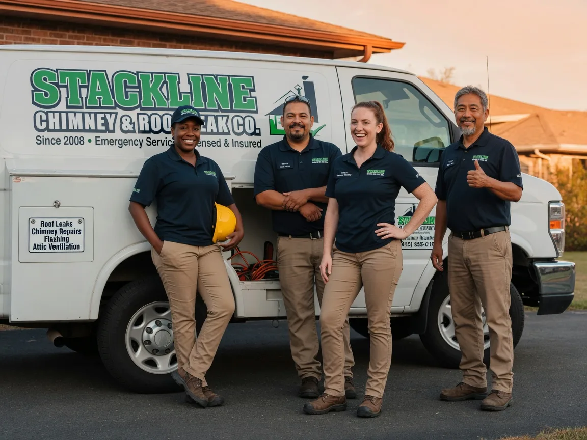Chimney flashing repair company in Louise, TX